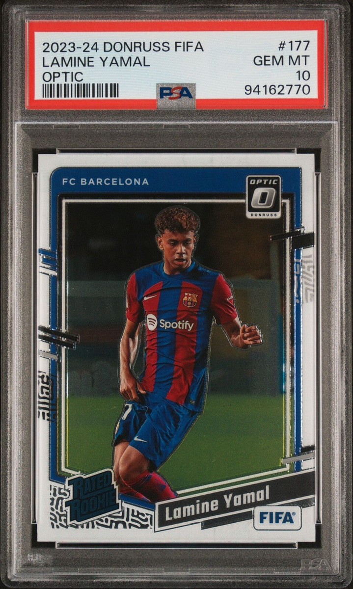 2023-24 Panini Donruss FIFA Barcelona RC Lamine Yamal Rated Rookie