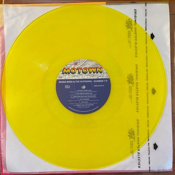 Diana Ross & the Supremes : Number Ones (Exclusive Yellow Vinyl LP) NEW/SEALED - Image 4 of 4
