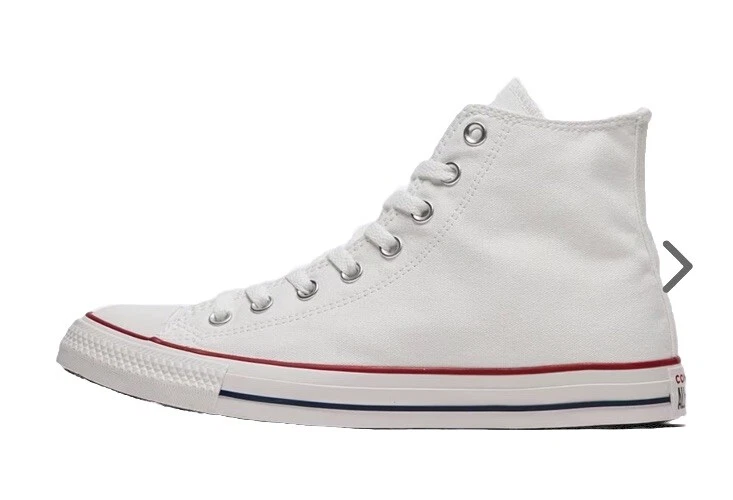 CONVERSE HIGH TOPS bianche taglia UK 5 nuove ORIGINALI PREZZO DI LISTINO £74 #d1
