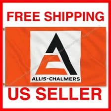 Allis-Chalmers 3x5 ft Banner Flag Tractor Farm Equipment Premium Wall Decor Sign