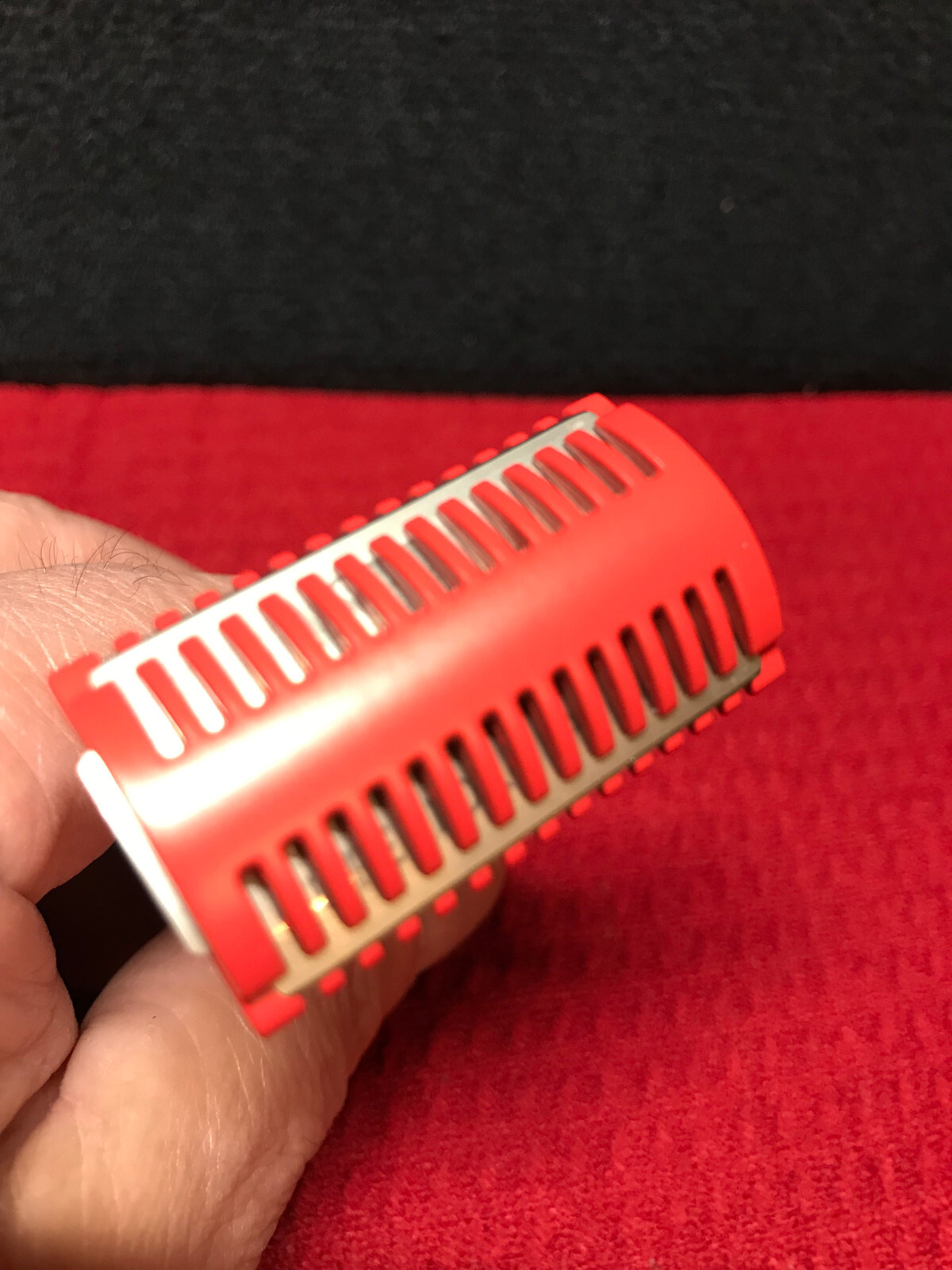 New Yaqi Double Open Comb Safety Razor - Red & Black Finish - Uber Cool - EX+++
