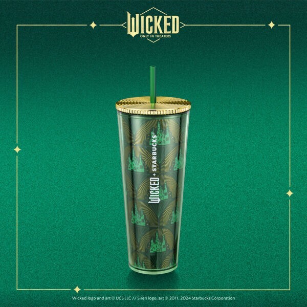 Starbucks Thailand Wicked Movie Cup / Tumbler / Keychain