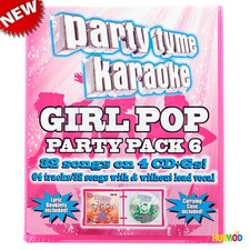Party Tyme Karaoke Girl Pop Party Pack Vol 6 4-CD Gs 64 Tracks / 32 Songs NEW