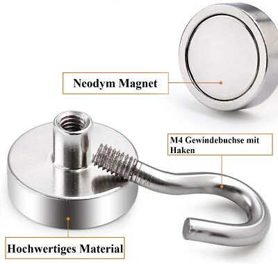 Magnetastico® | 3 Magneti Con Occhiello Al Neodimio N35 Con - Foto 5