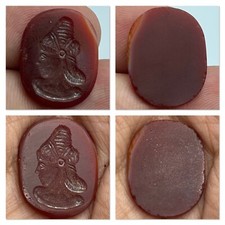 Genuine Ancient Roman Carnelian Stone Intaglio Seal Circa 1st - 3rd Century AD
