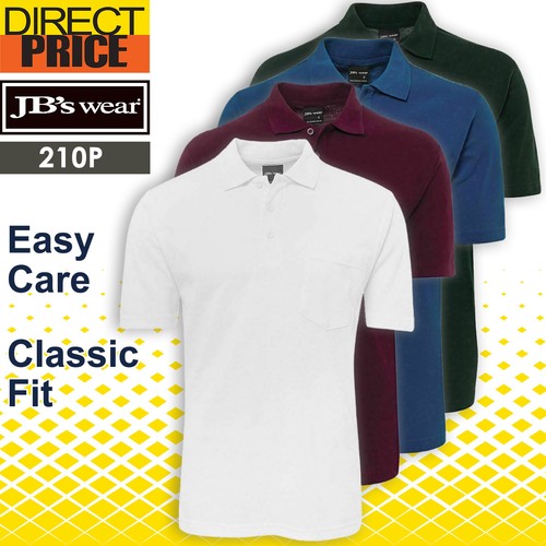 JB's wear Mens Pocket Polo shirts 