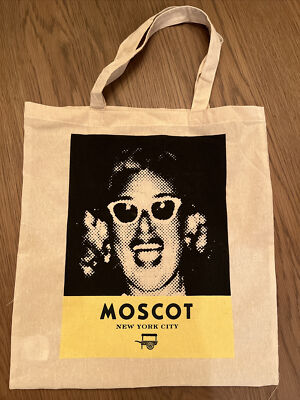 Moscot Eyewear Tote Bag 14x16 Inches New York Stencil Art Grunya Lemtosh