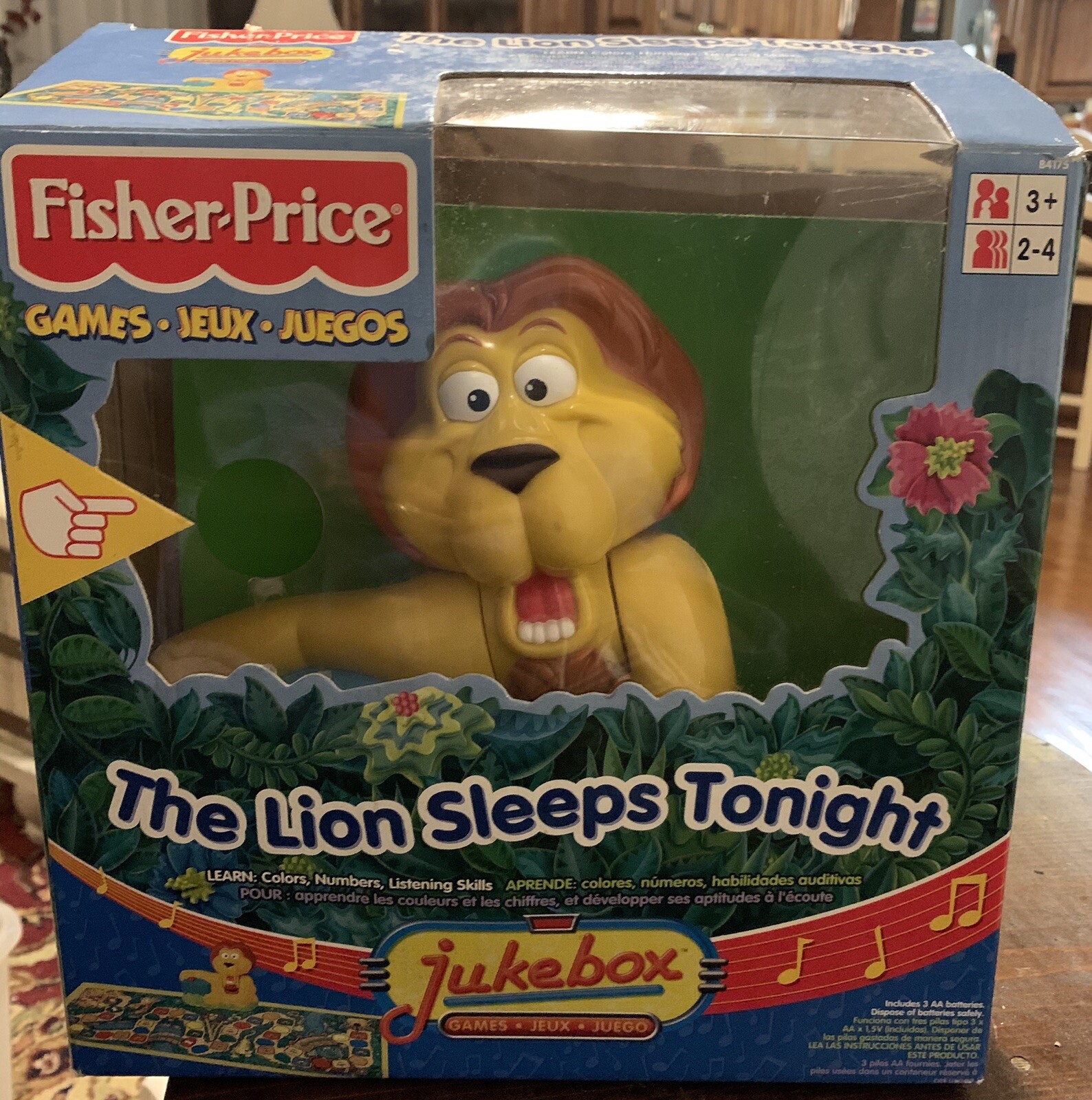 2003 Fisher Price The Lion Sleeps Tonight Jukebox Game Colors Numbers  Listening 27084033212 | eBay