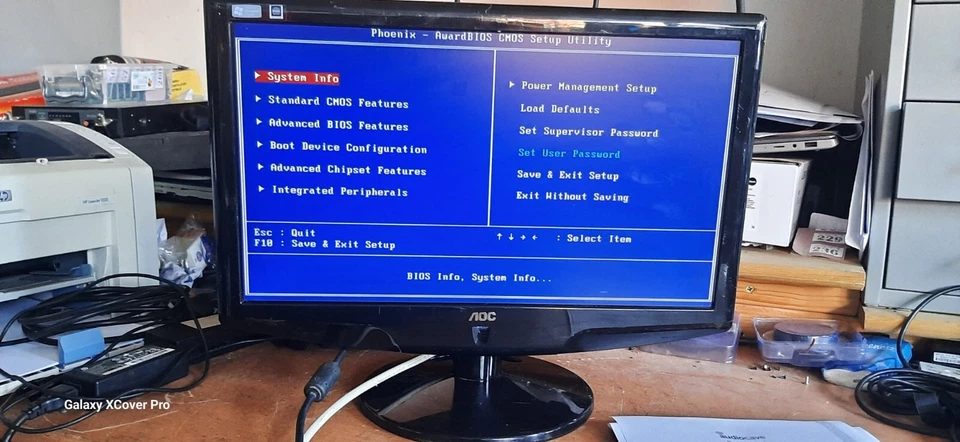 AOC TFT185W80PS LCD Monitor 18" Monitor w/ stand VGA, (797) - Image 2 of 4