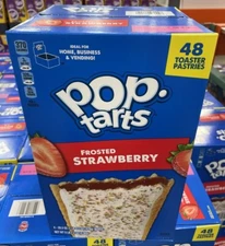 pop-tarts frosted strawberry 48 ct.