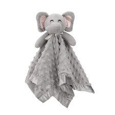 16inch Elephant Security Blanket, Soft Lovey Unisex Lovie Baby Gifts for Newborn