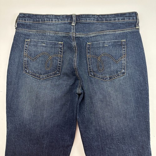 Dressbarn Straight Leg Women's size 14 Dark Wash Blue Denim Jeans - Picture 4 of 4