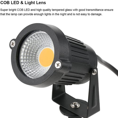 LOT 5W COB LED Landscape Lighting Outdoor Yard Pathway Courtyard Spotlight E3A5 - Picture 8 of 15
