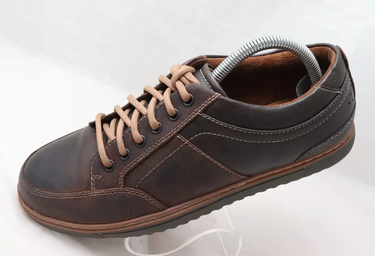 Florsheim Gridley Shoes Sneakers Men#039;s 7D Brown Leather Steel Toe Work  FS2600 eBay