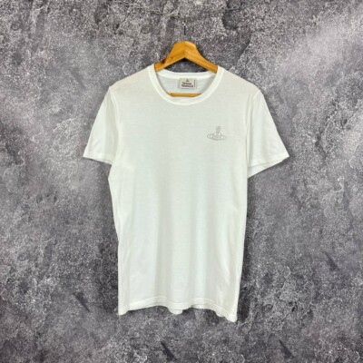 Vivienne Westwood Small Orb Logo T-Shirt White Size S | eBay