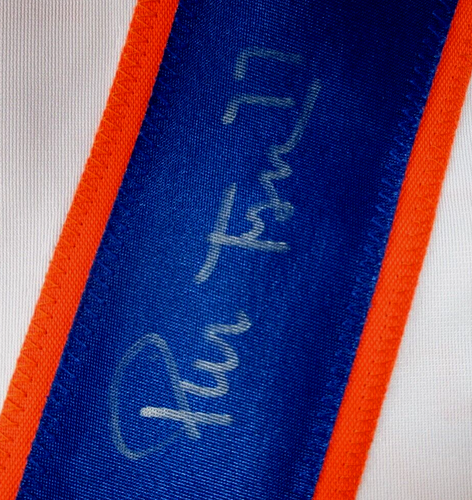 Pierre Turgeon / Autographed New York Islanders White Custom Hockey Jersey / JSA - Picture 4 of 7