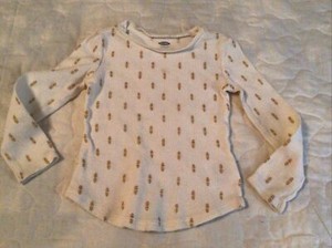 Old Navy Girls Size 3T Thermal Shirt TAC