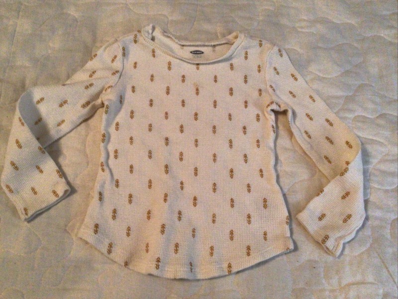 Old Navy Girls Size 3T Thermal Shirt TAC