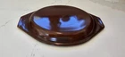 Vintage Pyrex Brown Old Orchard Oval Casserole Replacement 943 Ovenware Lid Only