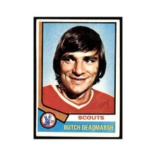Butch Deadmarsh 1974 Topps #73 Hockey Cards Hockey Card EX