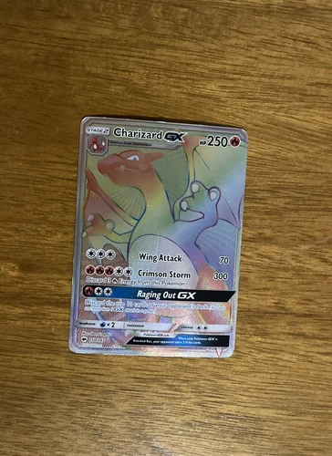 POKÉMON TCG CHARIZARD GX BURNING SHADOWS 150/147 HOLO SECRET RARE AUTHENTIC ✅