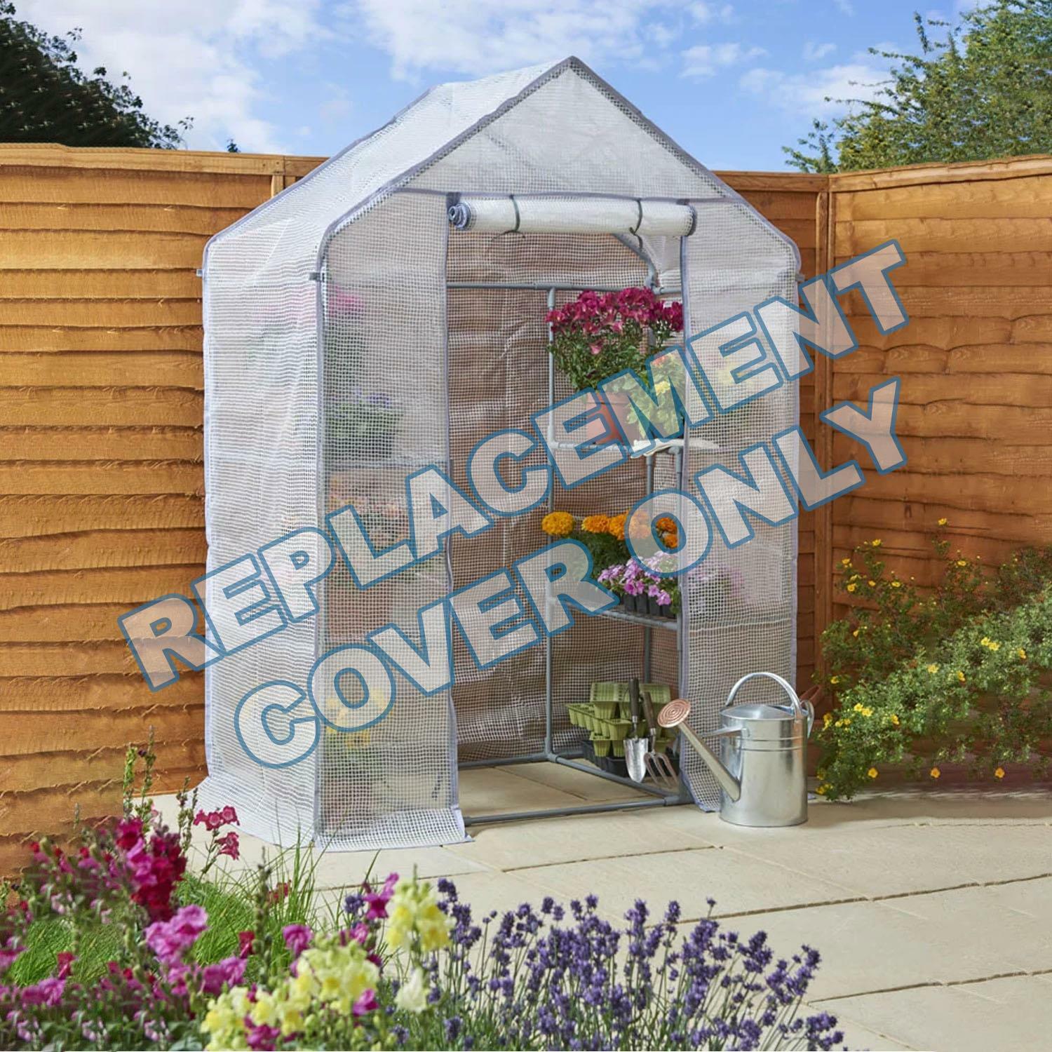 Walk In Greenhouse Cover Grow House Protector – White PE Cover Only