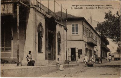 CPA AK SENEGAL Dakar - Boulevard Pinet-Laprade (1060914)