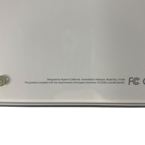 Apple USB Wired Full Size Keyboard White Clear M9034LL/A with Original Box A1048 - Bild 9 von 10
