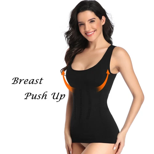 New Ladies Women Seamless Control Vest Body Shaper Shape Wear Under Wear - Bild 4 von 23