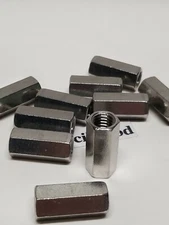 3/8-16 Rod Coupling Nut, 1-1/8" long x1/2" wide(1 Piece)(Stainless Steel 18-8)