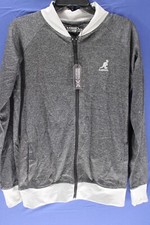 Nwt Kangol Jacket Zip Up Gray Size Small Born British Kangaroo Polyester