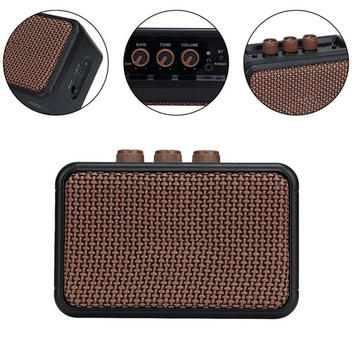 5 W Mini-Gitarrenverstärker zum Üben mit langer Akkulaufzeit und einfacher Tra - Bild 4 von 12