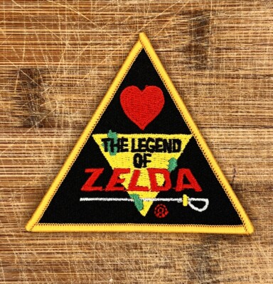 Throwback Legend of Zelda NES Video Game Embroidered Patch 3 Inches