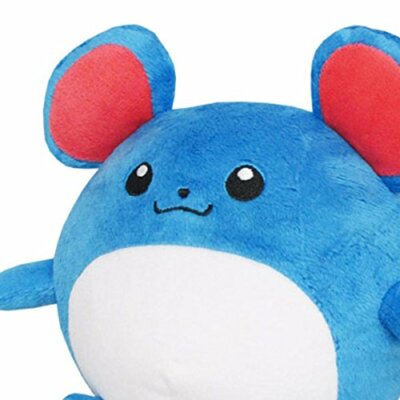 Sanei Pokemon All Star Collection Marill Stuffed Plush Toy, 5.5