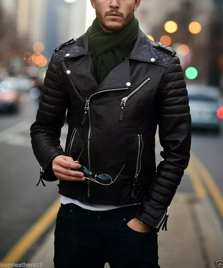 Men's moto deals leather jackets