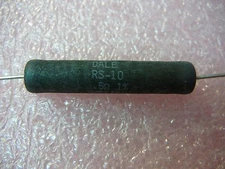 VISHAY DALE RS-10 Wirewound Power Resistor .5 OHM 10W 1% **NEW** Qty.1