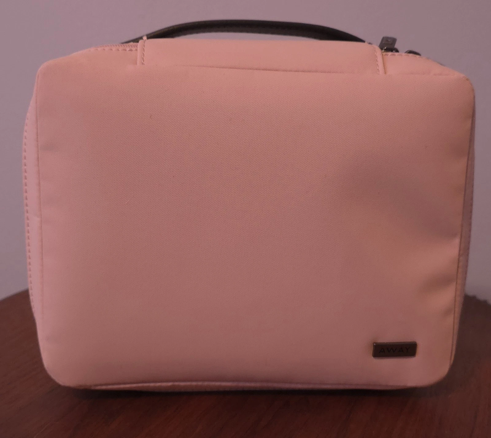 AWAY Large Toiletry Bag In Petal Pink-monogramed OSS Travel Kit Organizer 10x7x5
