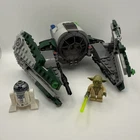 LEGO Star Wars Yoda's Jedi Starfighter 75168 Set w/ Minifigures 99% Complete