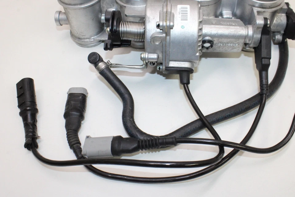 BMW S1000RR 2010 OEM inyectores de combustible principales/cuerpos del acelerador Foto 2 de 4