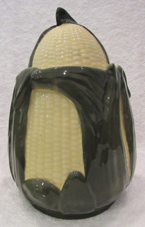 VINTAGE SHAWNEE POTTERY CORN KING #66 CANISTER LIDDED COOKIE JAR