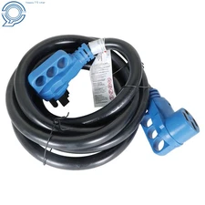 15 Foot 50Amp Power Cord Weatherproof For Motorhome Camper RV Extension Cord