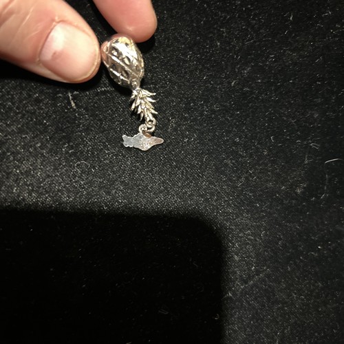 Crea Sterling Silver Pineapple Charm Vintage Souvenir 3D HAWAII - Picture 4 of 7