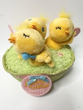 Hallmark Happy Easter Tweets Animated Singing Plush Chicks Works Basket Stuffer