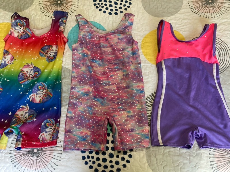 4/5 Pink Danskin  And 5/6 Gymnastics  leotards for girls