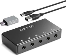 Cubilux CB5 USB Audio Interface for Recording, Streaming, Podcasting, to... 