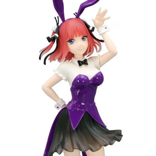 Figurine Nino Nakano Bunny en PVC de 22 cm pour décorer une étagère de chambre otaku