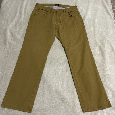 Untuckit Don Santiago Pants Mens 34X32 khaki Relaxed Fit Stretch  Work Preppy