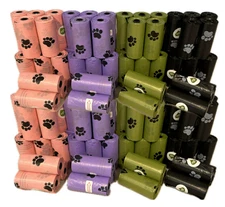20 Rolls Pet Biodegradable Poop Bags Waste Bags Clean Scented (300Bags)