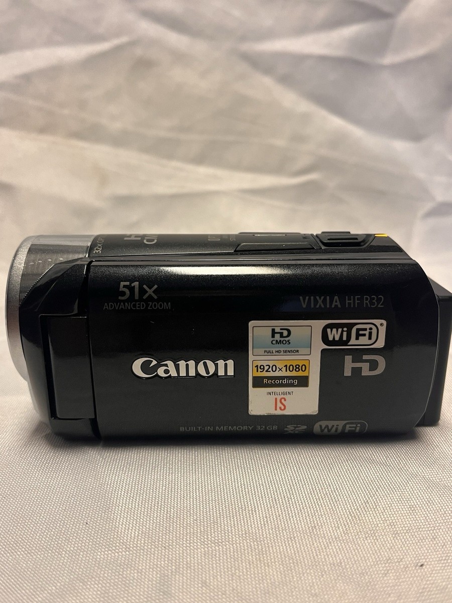 Canon VIXIA HF R32 High Definition Camcorder (Black) 32GB Internal