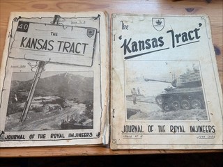 1954 Korean War “Kansas Tract” Royal Engineers Journals x2